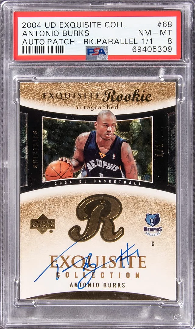2004-05 Upper Deck Exquisite Collection Antonio Burks #68 card image
