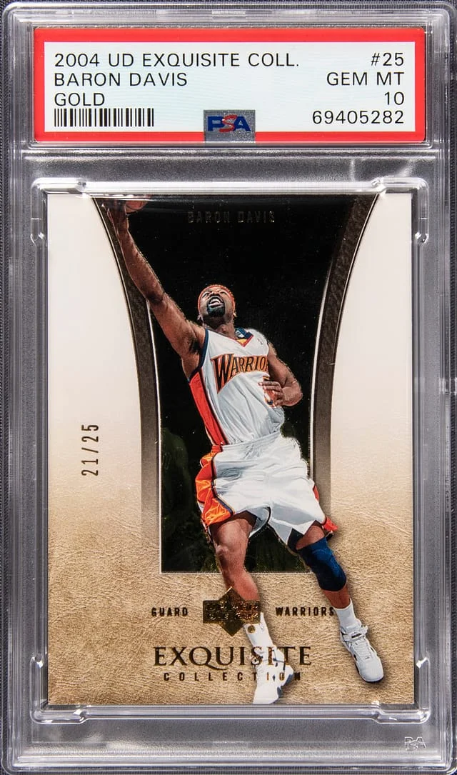 2004-05 Upper Deck Exquisite Collection Baron Davis #25 card image