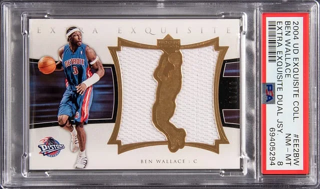 2004-05 Upper Deck Exquisite Collection Ben Wallace Dual #EE2BW card image
