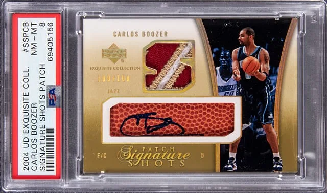 2004-05 Upper Deck Exquisite Collection Carlos Boozer #SSPCB card image