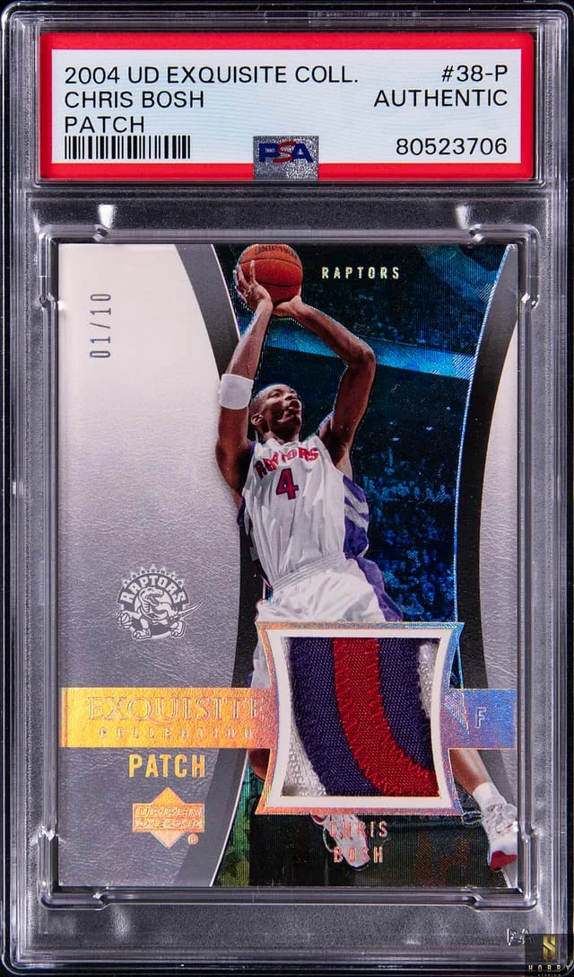 2004-05 Upper Deck Exquisite Collection Chris Bosh Patch #38-P card image