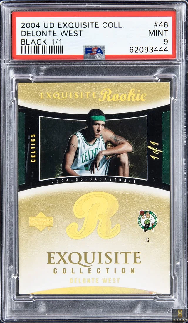 2004-05 Upper Deck Exquisite Collection Delonte West #46 card image