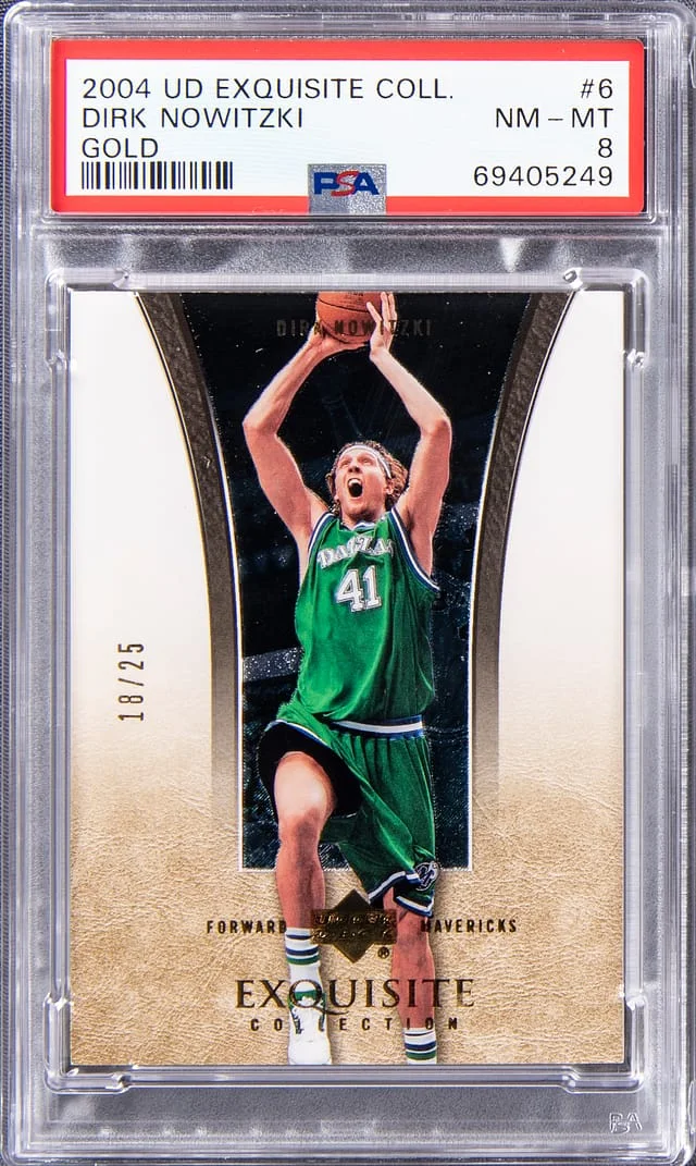 2004-05 Upper Deck Exquisite Collection Dirk Nowitzki #6 card image