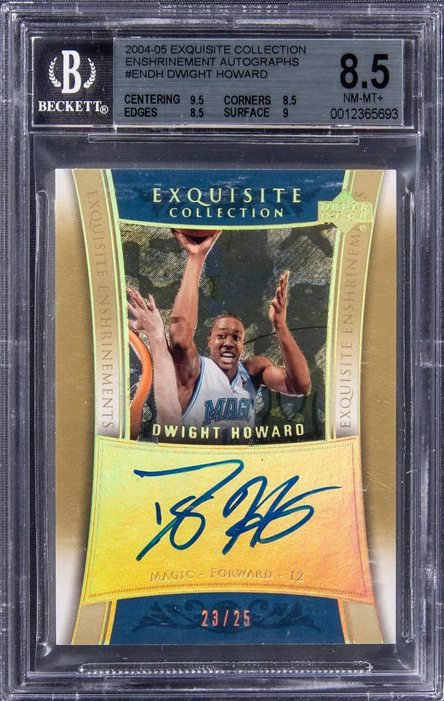 2004-05 Upper Deck Exquisite Collection Dwight Howard Enshrinement Autographs #EN-DH card image
