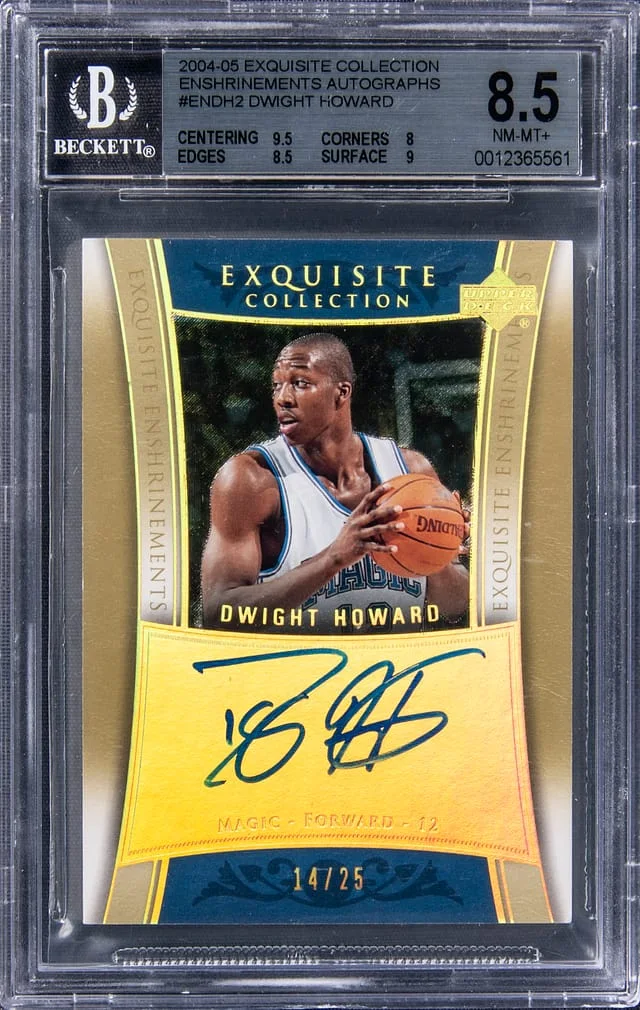 2004-05 Upper Deck Exquisite Collection Dwight Howard Enshrinements Autographs #EN-DH2 card image