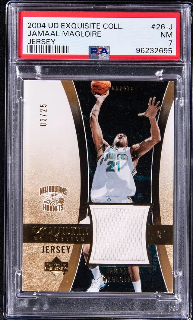 2004-05 Upper Deck Exquisite Collection Jamaal Magloire Jersey #26-J card image