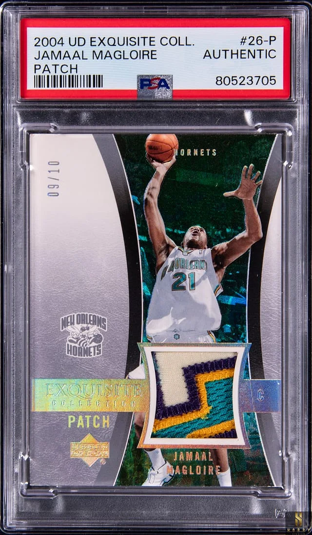 2004-05 Upper Deck Exquisite Collection Jamaal Magloire Patch #26-P card image