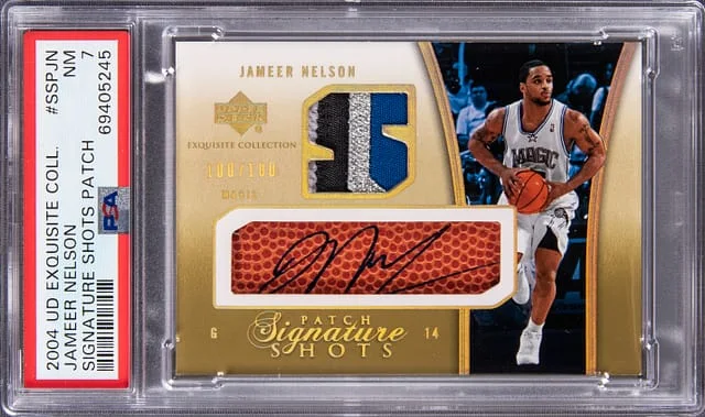2004-05 Upper Deck Exquisite Collection Jameer Nelson #SSPJN card image