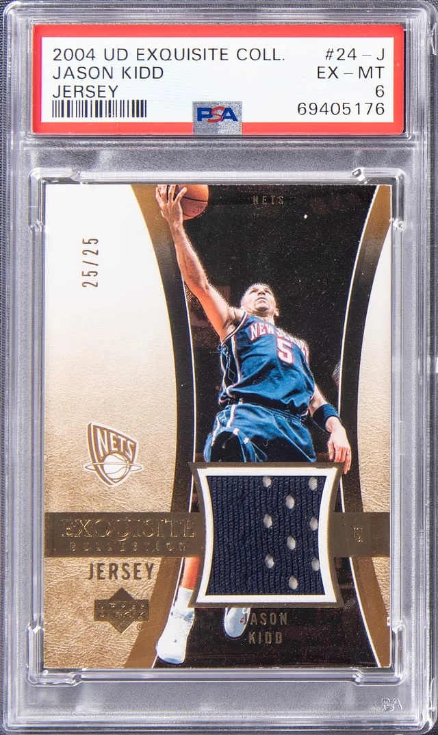 2004-05 Upper Deck Exquisite Collection Jason Kidd #24-J card image