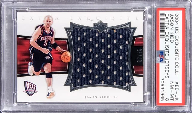 2004-05 Upper Deck Exquisite Collection Jason Kidd Extra Exquisite Jerseys #EE-JK card image