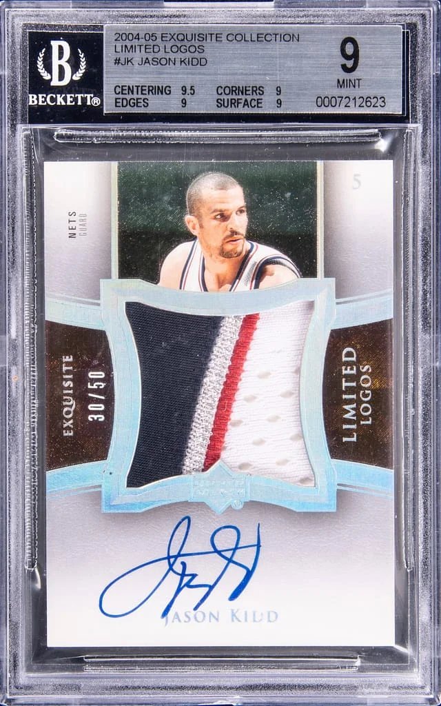 2004-05 Upper Deck Exquisite Collection Jason Kidd Limited Logos #LL-JK card image
