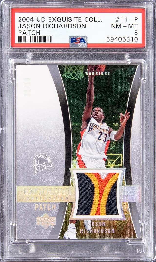 2004-05 Upper Deck Exquisite Collection Jason Richardson #11-P card image