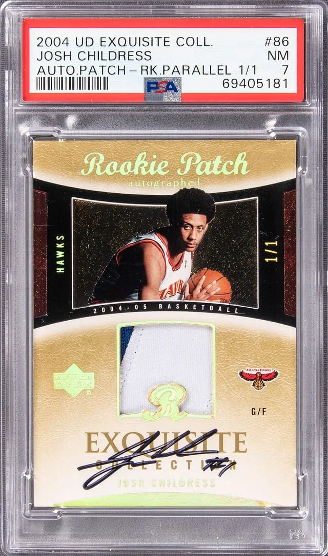 2004-05 Upper Deck Exquisite Collection Josh Childress #86 card image