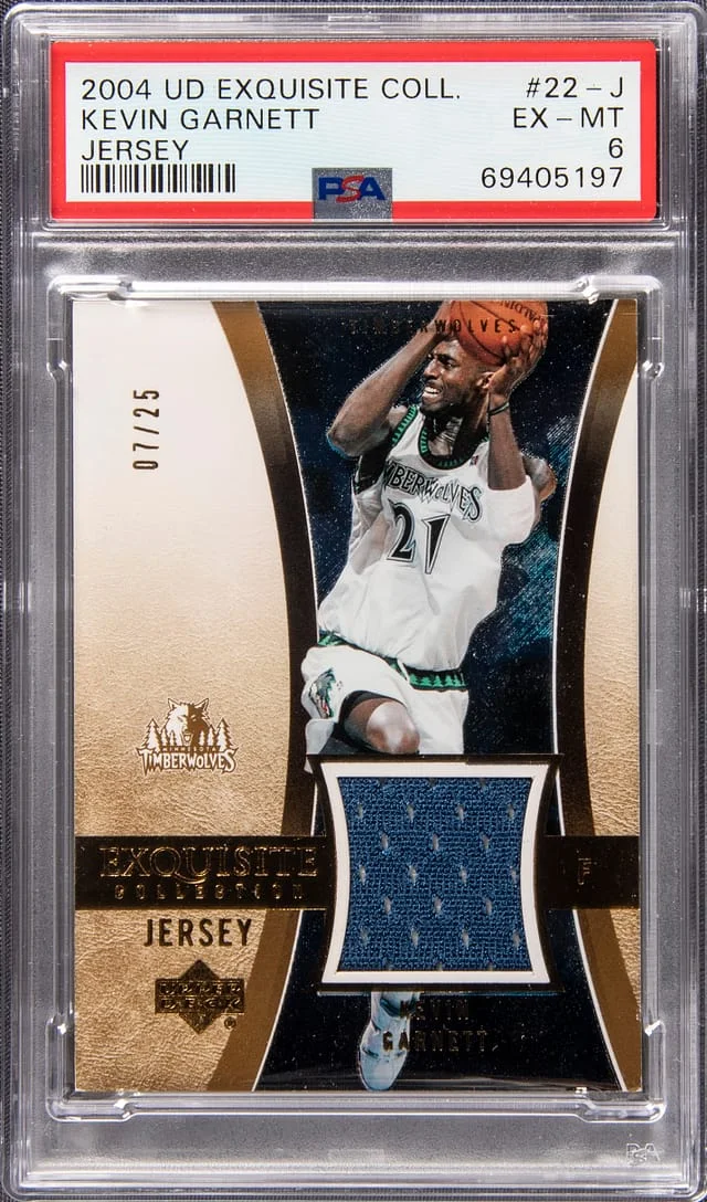 2004-05 Upper Deck Exquisite Collection Kevin Garnett #22-J card image