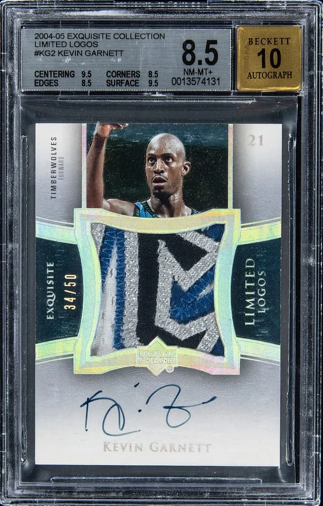 2004-05 Upper Deck Exquisite Collection Kevin Garnett Limited Logos #KG2 card image