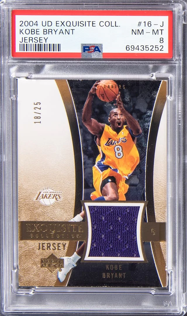 2004-05 Upper Deck Exquisite Collection Kobe Bryant Jersey #16-J card image
