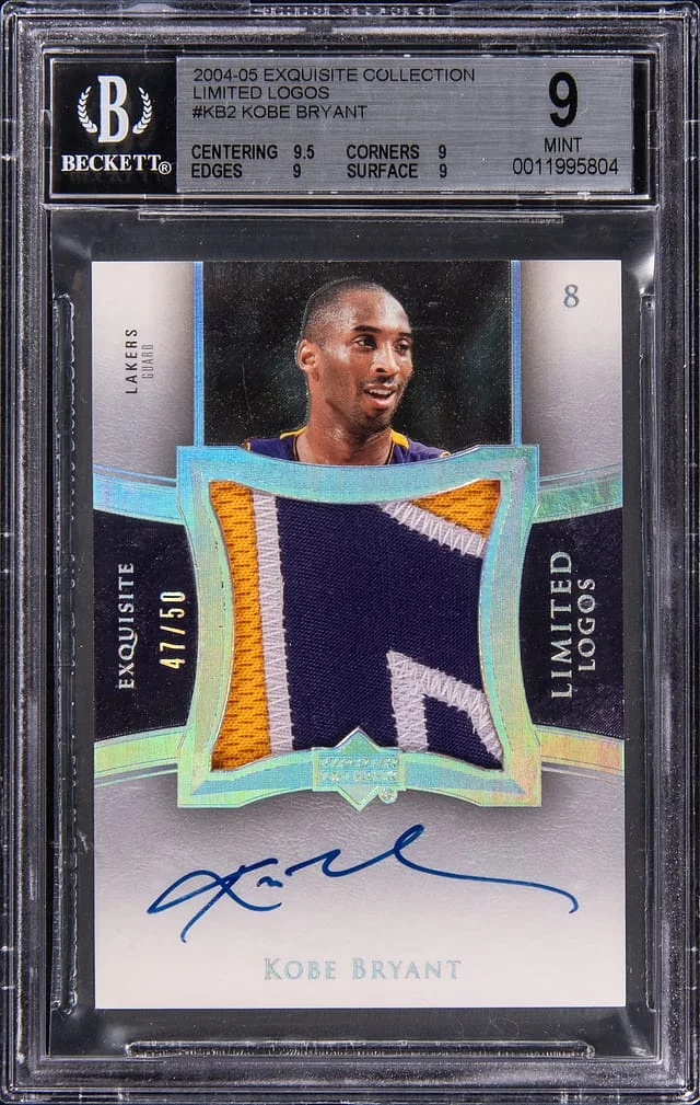 2004-05 Upper Deck Exquisite Collection Kobe Bryant Limited Logos #LL-KB2 card image