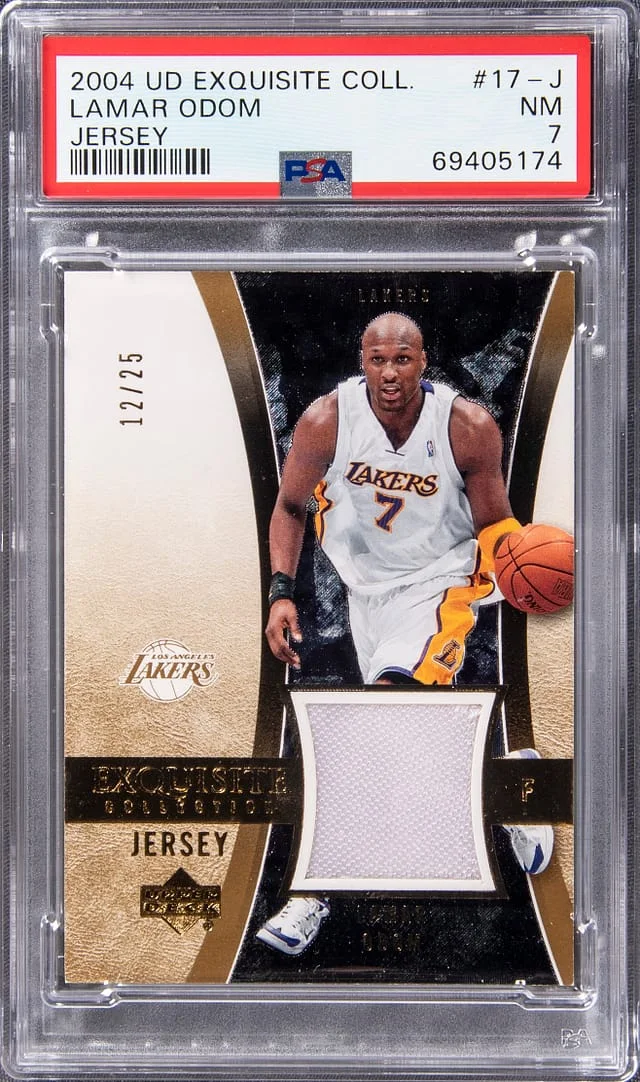 2004-05 Upper Deck Exquisite Collection Lamar Odom #17-J card image