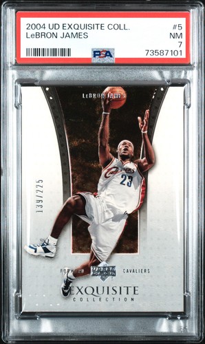2004-05 Upper Deck Exquisite Collection Lebron James #5 card image