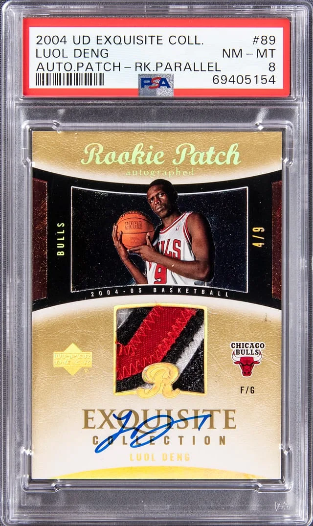 2004-05 Upper Deck Exquisite Collection Luol Deng Parallel #89 card image