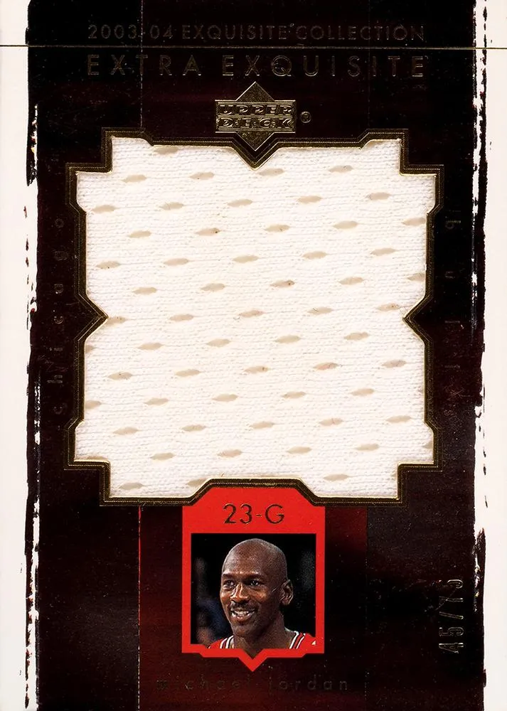 2004-05 Upper Deck Exquisite Collection Michael Jordan Extra Exquisite Jerseys #EE-MJ1 card image