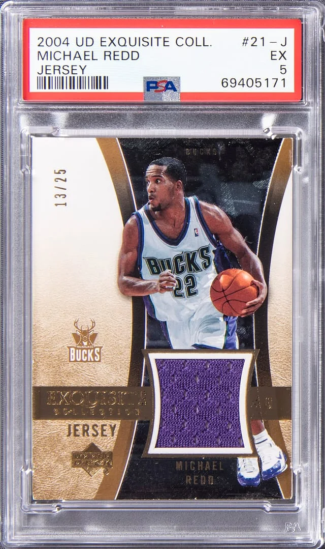 2004-05 Upper Deck Exquisite Collection Michael Redd #21-J card image