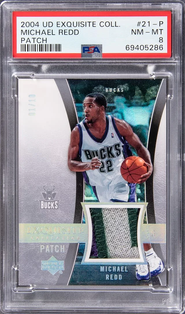 2004-05 Upper Deck Exquisite Collection Michael Redd #21-P card image