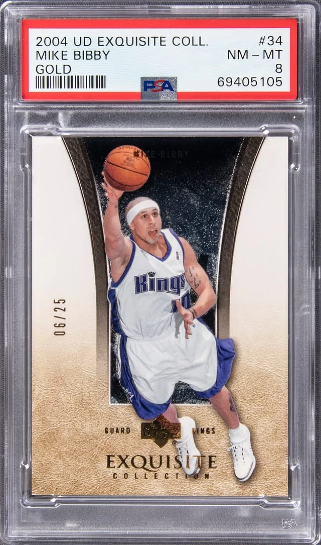 2004-05 Upper Deck Exquisite Collection Mike Bibby #34 card image