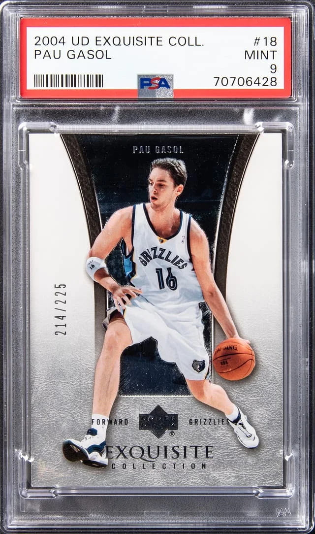 2004-05 Upper Deck Exquisite Collection Pau Gasol #18 card image