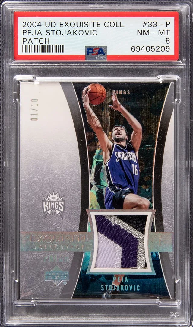 2004-05 Upper Deck Exquisite Collection Peja Stojakovic #33-P card image