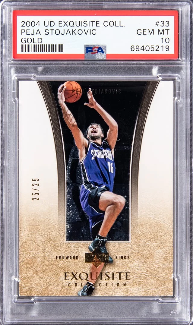 2004-05 Upper Deck Exquisite Collection Peja Stojakovic #33 card image