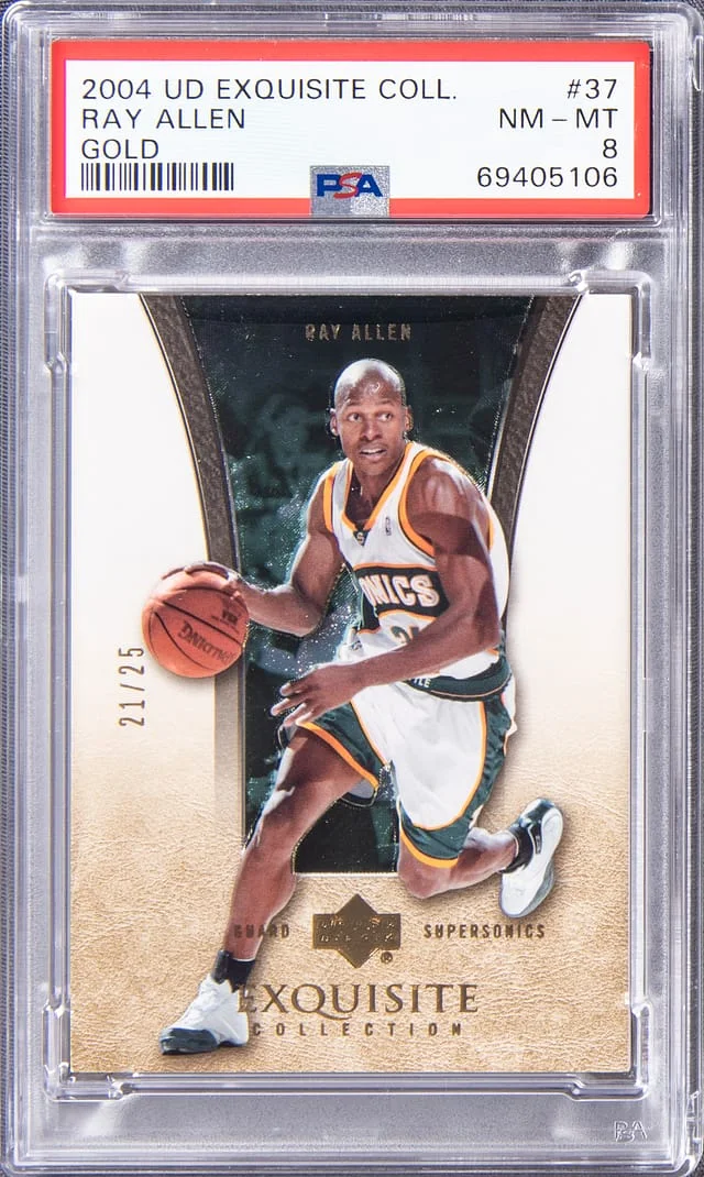 2004-05 Upper Deck Exquisite Collection Ray Allen #37 card image