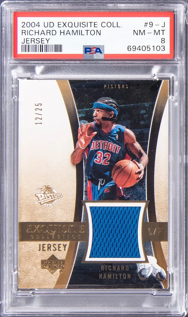 2004-05 Upper Deck Exquisite Collection Richard Hamilton #9-J card image