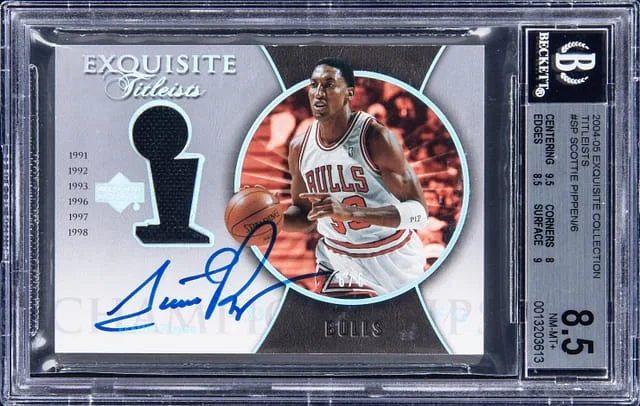 2004-05 Upper Deck Exquisite Collection Scottie Pippen Titleists #ET-SP card image