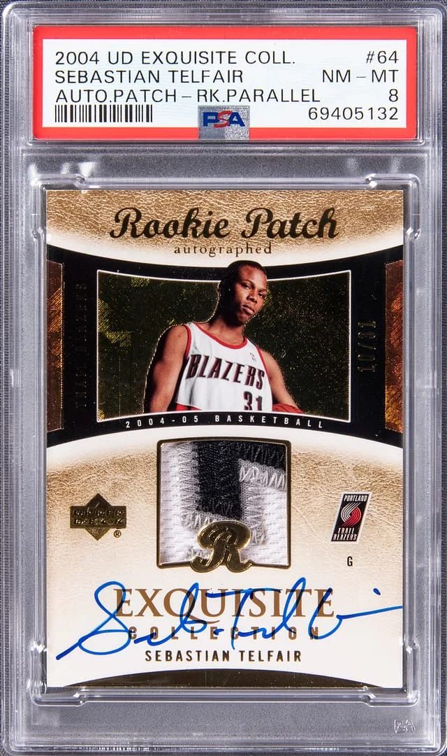 2004-05 Upper Deck Exquisite Collection Sebastian Telfair #64 card image