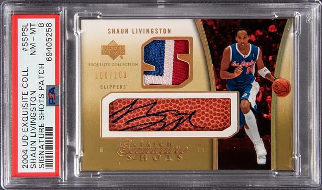2004-05 Upper Deck Exquisite Collection Shaun Livingston #SSPSL card image