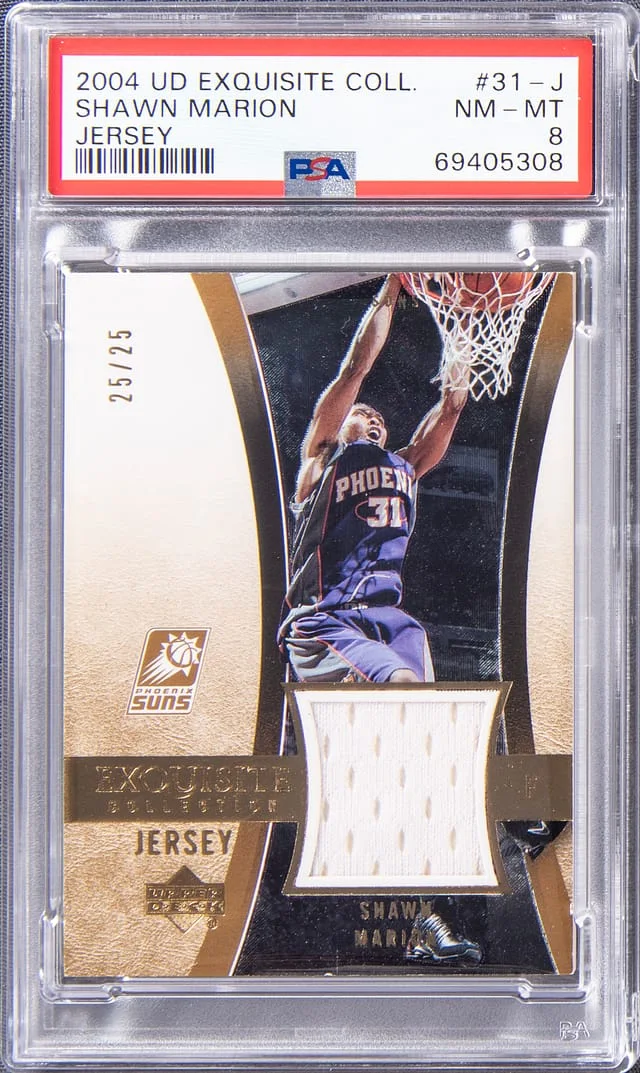 2004-05 Upper Deck Exquisite Collection Shawn Marion #31-J card image