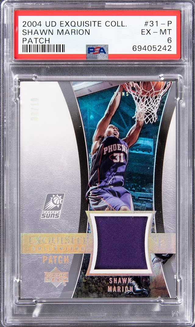 2004-05 Upper Deck Exquisite Collection Shawn Marion #31-P card image
