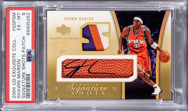 2004-05 Upper Deck Exquisite Collection Shawn Marion #SSPSM card image