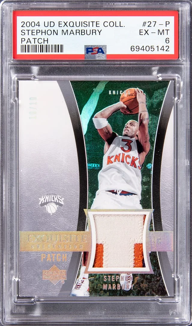 2004-05 Upper Deck Exquisite Collection Stephon Marbury #27-P card image