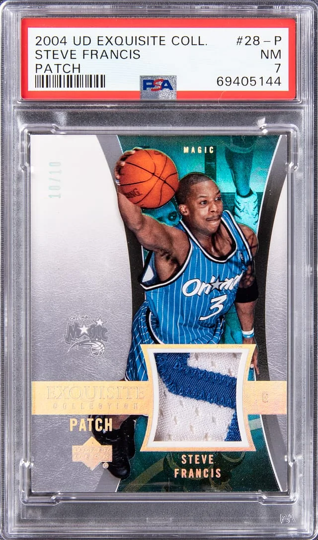 2004-05 Upper Deck Exquisite Collection Steve Francis #28-P card image