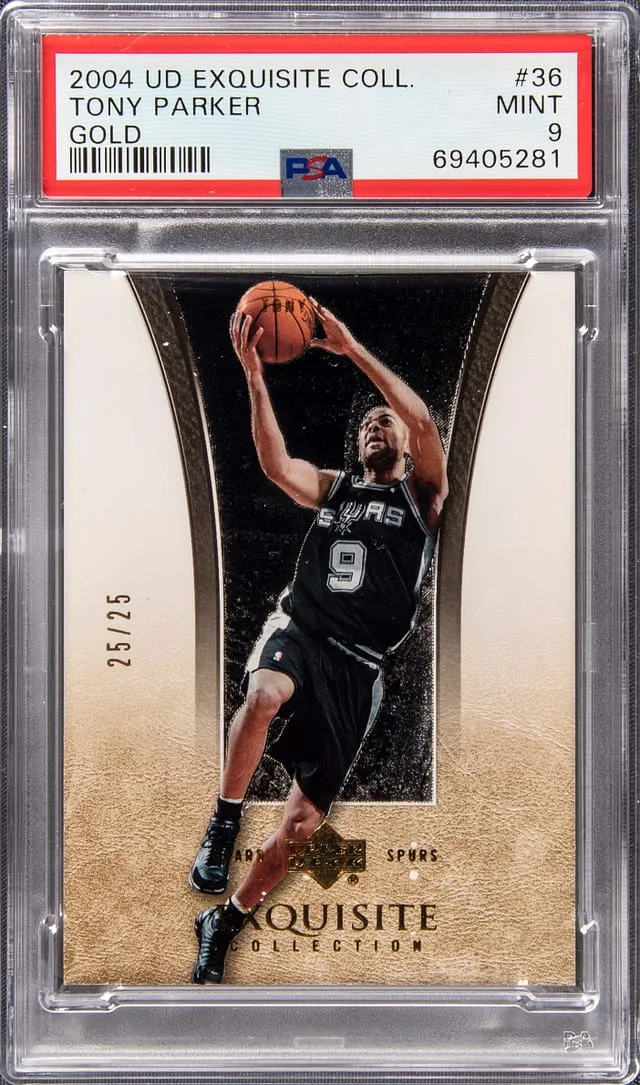 2004-05 Upper Deck Exquisite Collection Tony Parker #36 card image