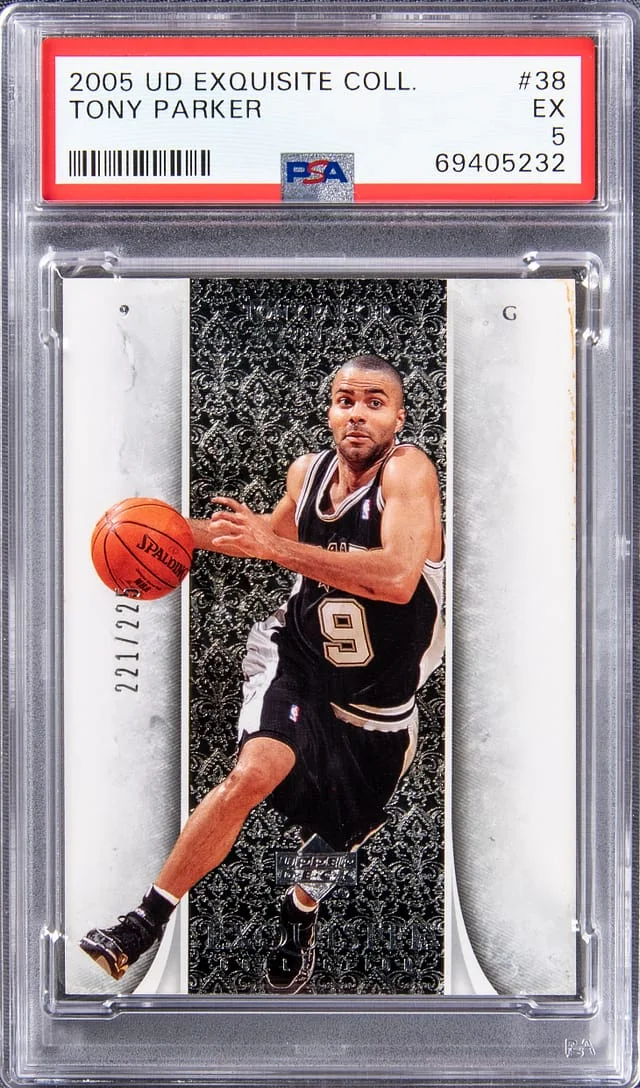 2004-05 Upper Deck Exquisite Collection Tony Parker #38 card image