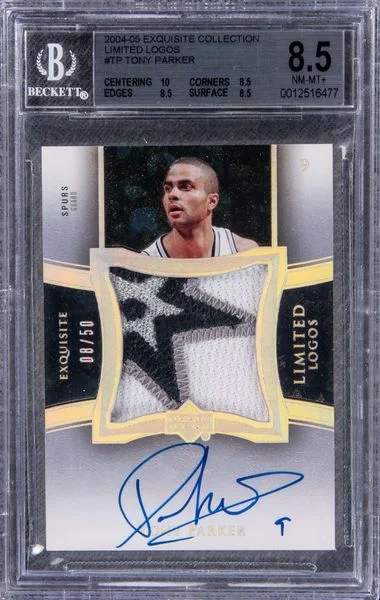 2004-05 Upper Deck Exquisite Collection Tony Parker Limited Logos #LL-TP card image