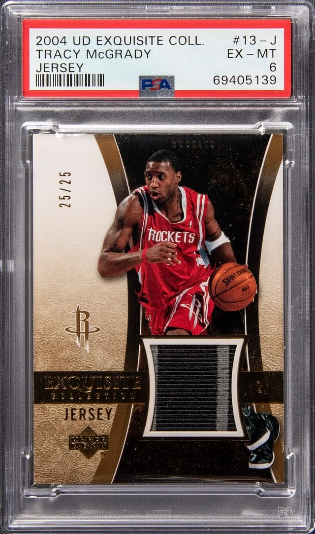 2004-05 Upper Deck Exquisite Collection Tracy McGrady #13-J card image