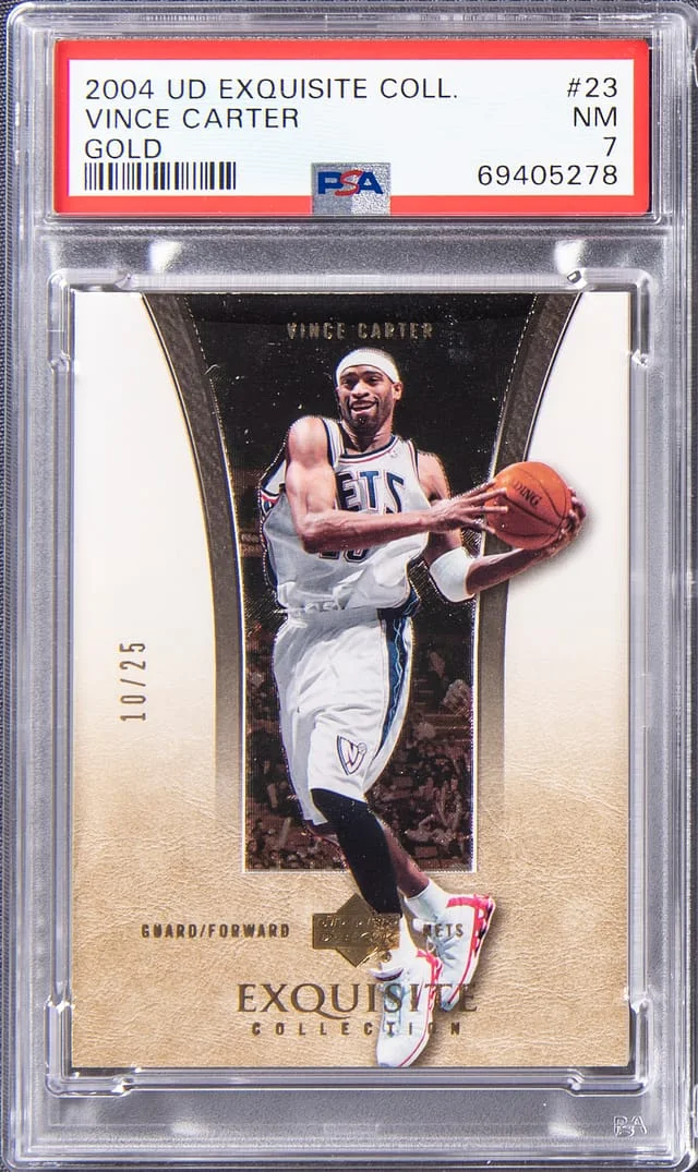2004-05 Upper Deck Exquisite Collection Vince Carter #23 card image
