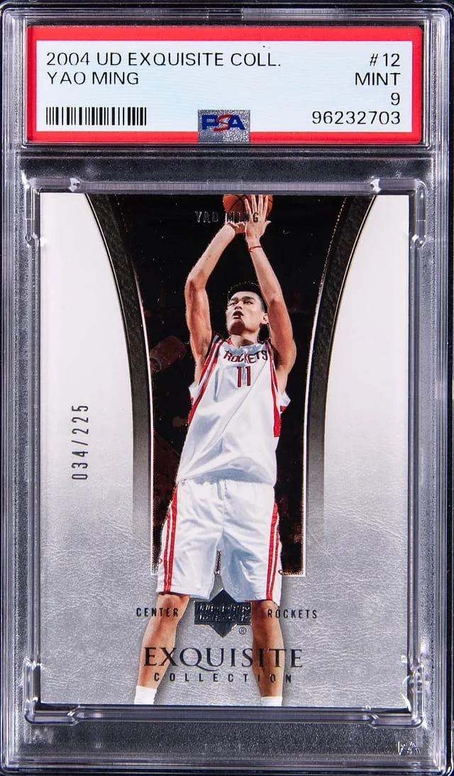 2004-05 Upper Deck Exquisite Collection Yao Ming #12 card image