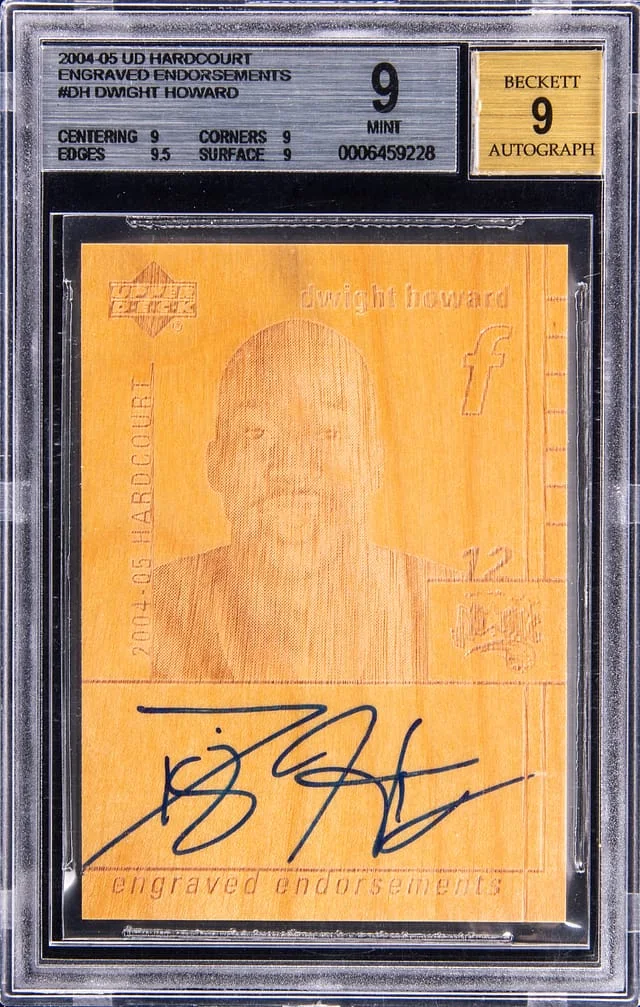 2004-05 Upper Deck Hardcourt Dwight Howard Engraved Endorsements #EE-DH card image