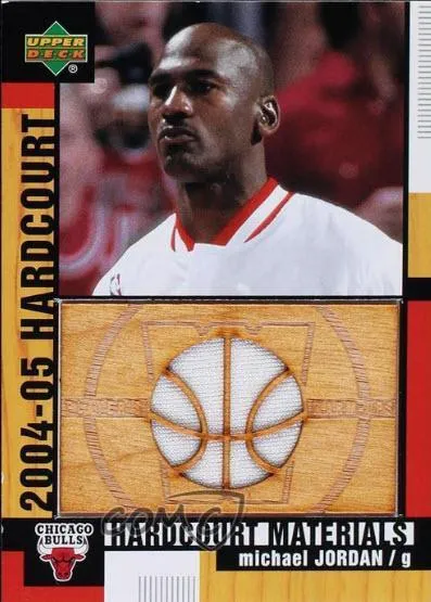 2004-05 Upper Deck Hardcourt Michael Jordan Materials Combo #HCM-MJ card image