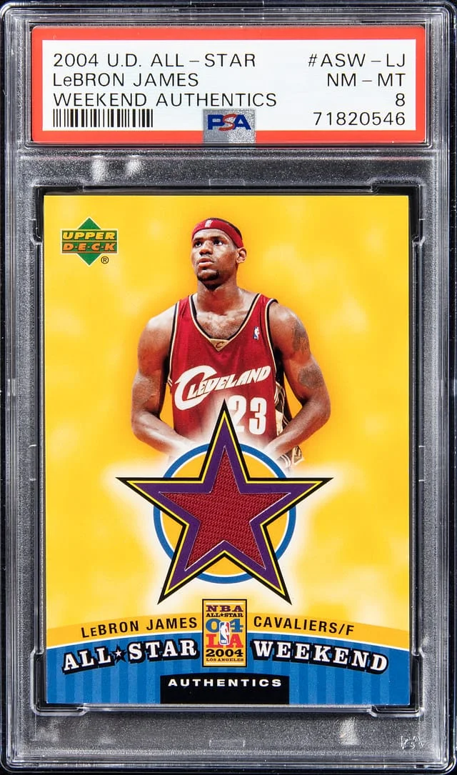 2004-05 Upper Deck LeBron James All-Star Weekend Authentics #ASW-LJ card image
